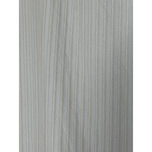 Corneliani Textured Stripe French Cuff Button Front Dress Shirt Blue Cream 16/41 - Picture 4 of 10